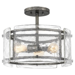 Fortress 3-Light Semi-Flush Mount Light - 1 of 4