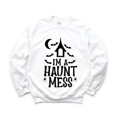 Simply Sage Market Women's Graphic Sweatshirt I'm A Haunt Mess