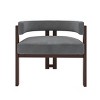 Marisa Teddy Dining Chairs Set of 2,Modern Design Armrest Dining Chair With Three Legs For Dining Room,Indoor Furniture - Maison Boucle - 4 of 4