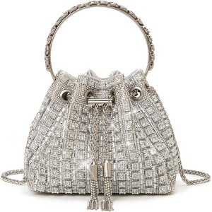 Diamond Evening Bag Clutch Purses for Women Rhinestone Purse Glitter Handbag for Party Wedding - 1 of 4