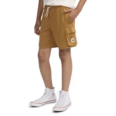 Converse® Boys' Pull-On All Star Logo Mesh Cargo Shorts