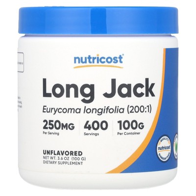 Nutricost Long Jack, Unflavored, 3.6 oz (100 g)