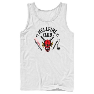 Men's Stranger Things Welcome to the Hellfire Club Tank Top - 1 of 4