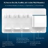 LunaLulinlk Adhesive Electric Toothbrush Holder Wall Mounted Razor Hanger Bathroom Organizer Box ABS (White) - 3 of 4