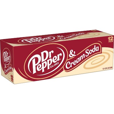 Dr Pepper Cream Soda - 12pk/12 fl oz Cans_6