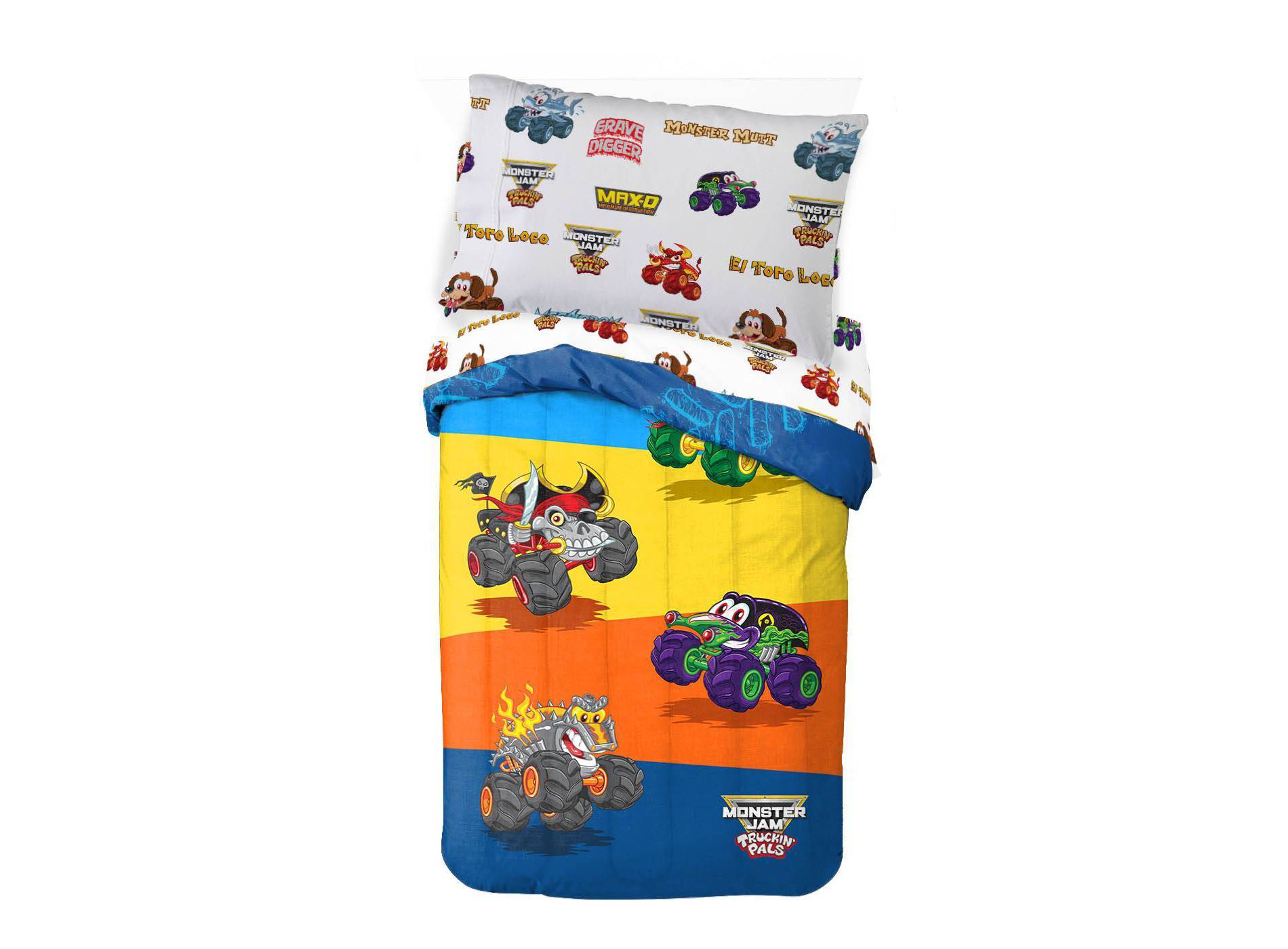 Monster Jam Toddler Bed Set