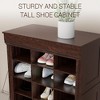 Shoe Storage Cabinet, 10-Tier Tall Shoe Cabinet with Boots Racks and 27 Cubbies, Freestanding Entryway Shoe Organizer for Closet, Entryway - 3 of 4