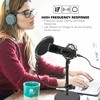 Pyle USB Computer Microphone Kit - Desktop Streaming & Pro Audio Recording Mic with Shock Mount Stand, Pop Filter - PDMIKT100 - 4 of 4