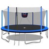 Jump Into Fun 15FT Recreational Trampoline For Kids With Basketball Hoop Inflator,Ladder,UV Resistant Safety Fence Net,For Kids And Adults - 3 of 4