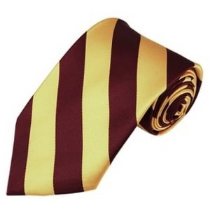 Men's 3.25 W And 58 L Inch With 0.75 Inch Stripe Width College Stripe Woven Necktie - 1 of 3