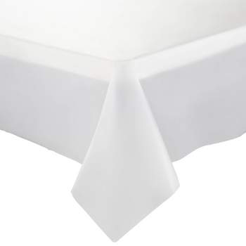 Smarty Had A Party Clear Rectangular Disposable Plastic Tablecloths (54" x 108") (96 Tablecloths)