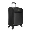 Anne Klein Black 20" Pebble PU Softside Whipstitch Adult Rolling Luggage - 2 of 4