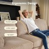 XIZZI 3 Seater Sofa Couch with Deep Seats, Modern Upholstered Sofa with Armrests, Comfy Couches for Living Room, Bedroom and Office - 4 of 4