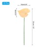 Unique Bargains Artificial Anthurium Lily Flowers for Home Decor 10 Pcs - 2 of 4