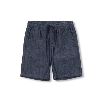 Lands' End Kids Pull On Chambray Elastic Waist Shorts