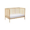Belatt 3-in-1 Convertible Crib for Baby to Toddler, Solid Wood Bed with Natural Finish, Multi-Stage Use - 4 of 4