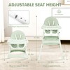 Napei 6- in -1 Baby High Chair with 5 -Point Safety Harness and Adjustable Dining Tray,Foldable High Chair for Space-Saving - 2 of 4