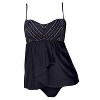 Tirrinia Women's Two-Piece Bikini Set – Adjustable Strap Bikini Top with Built-In Bra & High-Waisted Ruched Swim Bottom - 3 of 4