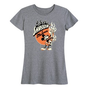 Women's - Disney - Shreddin And Strummin Short Sleeve Graphic T-Shirt - 1 of 4