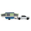 Greenlight 1/64 2024 Chevrolet Silverado High Country with Pop-Up Camper, Sterling Gray, Hitch & Tow Series 32 32320-D - 4 of 4