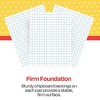 School Smart Graph Paper Pad, 8-1/2 x 11 Inches, 1/2 Inch Ruling, 50 Sheets, Pack of 12 Pads - 2 of 4