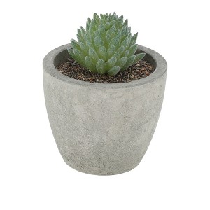 Unique Bargains Artificial Plants Flocked Mini Chihuahua in Pulp Plastic 1.57"x1.57"x2.95" 1 Pcs - 1 of 4