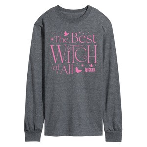 Men's - Wicked - Best Witch Of All Long Sleeve Graphic T-Shirt - 1 of 3