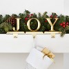3pc JOY Christmas Stocking Holder - Wondershop™ - image 2 of 2