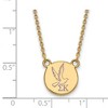 Black Bow Jewelry 14k Yellow Gold Plated Sterling Silver Sigma Kappa Greek Life Necklace 18 Inch - 3 of 4
