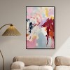 Art Remedy Burgundy over Lavender Retro Abstract Wall Art Framed - 2 of 4