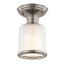 Livex Lighting Middlebush 1 - Light Flush Mount in  Brushed Nickel - 3 of 4