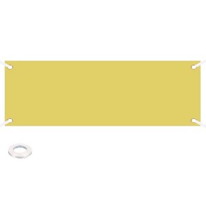 Unique Bargains Polyester Decorate DIY Blank Banners Signs with Hanging Rope - 1 of 4