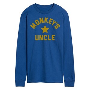 Men's - Instant Message - Monkey's Uncle Long Sleeve Graphic T-Shirt - 1 of 4