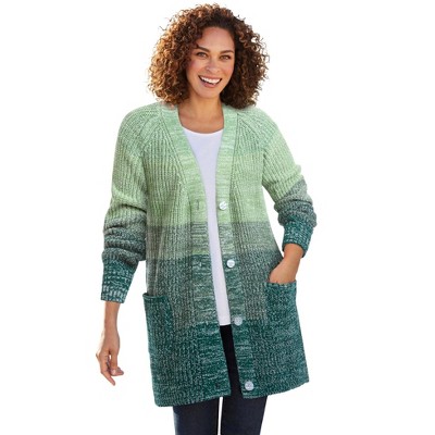 emerald green ombre