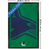 Trends International NHL Vancouver Canucks - Logo 25 Framed Wall Poster Prints - 3 of 4