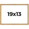 PosterPalooza | Classic Modern Gold Picture Frame - UV Acrylic, Backing Board, Hanging Hardware Included - 2 of 4