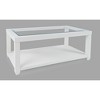 Jofran, Urban Icon Contemporary Rectangular Glass Inlay Coffee Table - 4 of 4