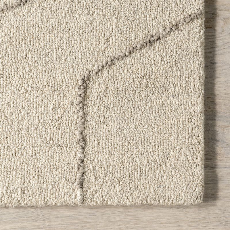Arvin Olano x RugsUSA - Mulholland Textured Wool Area Rug Area Rug, 6 of 8