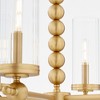 Quorum Lighting Lee Boulevard 6 - Light Chandelier in  Aged Brass - 4 of 4