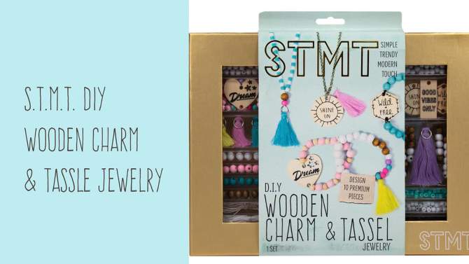 STMT Wooden Charm and Tassel Craft Kit, 2 of 7, play video