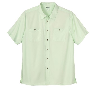 KingSize Men's Big & Tall Short-Sleeve Pocket Sport Shirt