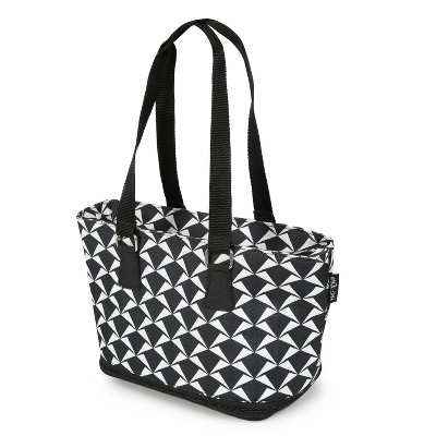 black lunch tote bag