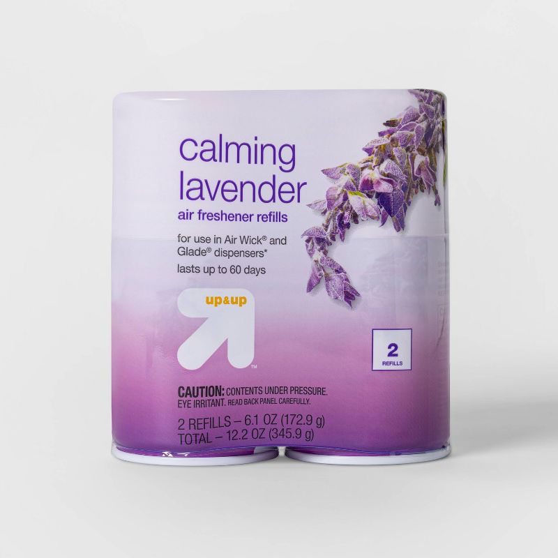 Automatic Spray Air Freshener Refill - Calming Lavender - 12.2oz/2pk - up &#38; up&#8482;, 1 of 5