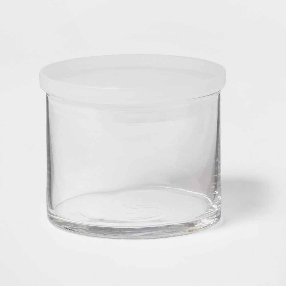 12.7 fl oz Glass Small Stackable Jar with Plastic Lid - Made By Designâ„¢