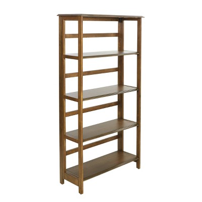 60" 5 Shelves Bandon Bookcase Ginger Brown - OSP Home Furnishings