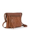 The Sak Women's Mini Crossbody Tobacco Floral Emboss - 3 of 4