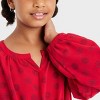 Latino Heritage Month Kids' Long Sleeve Girls' Dress - Red - 3 of 3