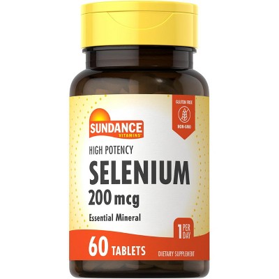 Sundance Selenium 200mcg | 60 Tablets | High Potency Formula