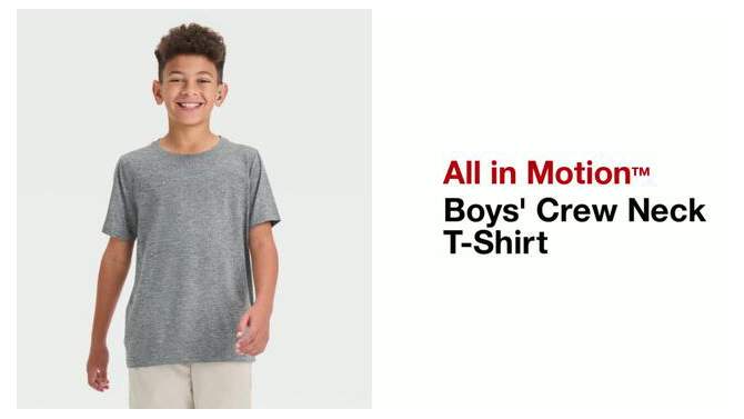 Boys' Crew Neck T-Shirt - All in Motion™, 2 of 5, play video