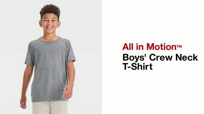 Boys' Crew Neck T-Shirt - All in Motion™, 2 of 5, play video